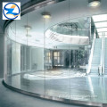 Glass Art Custom size curved tempered glass bent toughened panels Factory